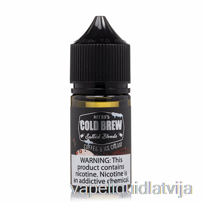 Kafija Un Saldējums - Nitros Auksti Brūvējamie Sāļi - 30ml 45mg Vape šķidrums